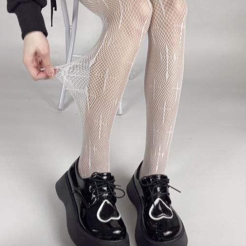 Sexy Tights Woman Fishnet Stockings Mesh Leggings 6111 White