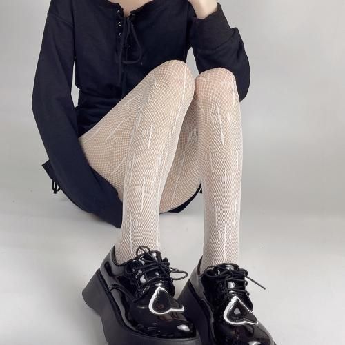 Sexy Tights Woman Fishnet Stockings Mesh Leggings 6111 White