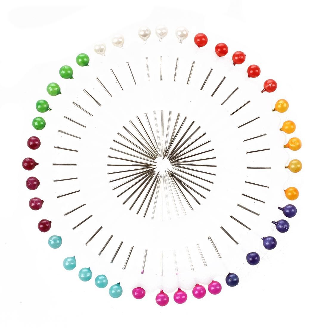 Craft Pin Wheel - 40 Pins - Ball Shaped Pin Heads. Sewing /