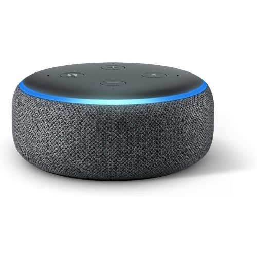 Echo Dot (3rd Gen) - Smart Speaker With Alexa - Charcoal