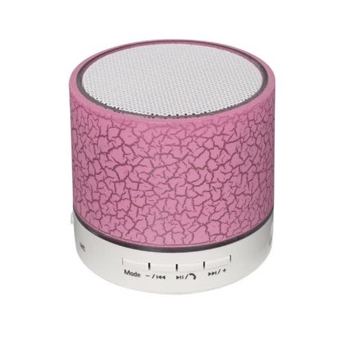 Led Bluetooth Speakers Wireless Portable Mini Hands Free Speaker - Pink