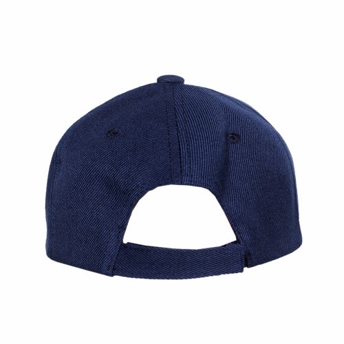 Embroidered Floral Face Cap - Navy Blue