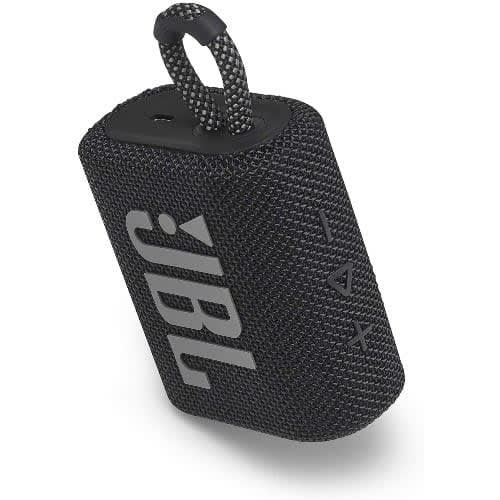 Go 3 Small Bluetooth Box - Waterproof Portable Speaker - Black