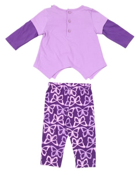 Butterfly Hi - Low Top and Leggings