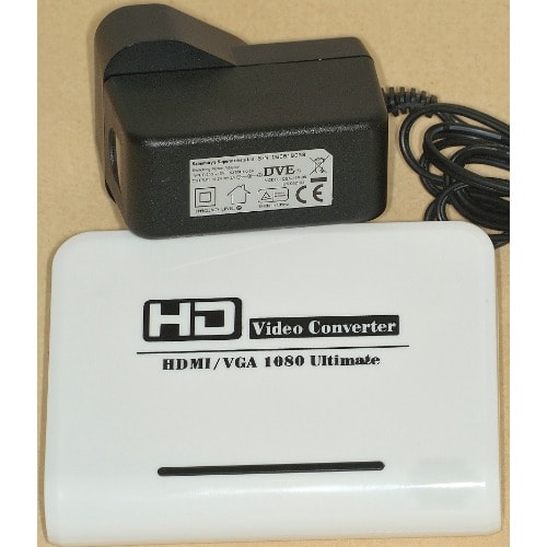 Hdmi To Vga Converter Box Hdmi To Vga Audio Adapter Rca 3.5mm Stereo Audio And Spdif/toslink