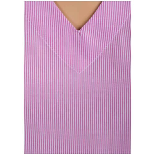 Ladies Pin Stripe Bell Sleeve Top - Pink