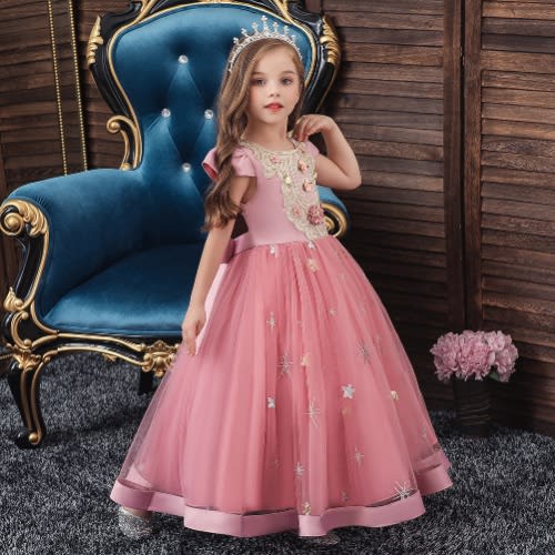 Big Girl Petit Ball Gown - Pink