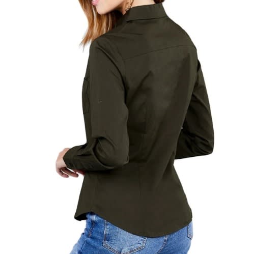 Ladies Formal Dress Shirt  - Black