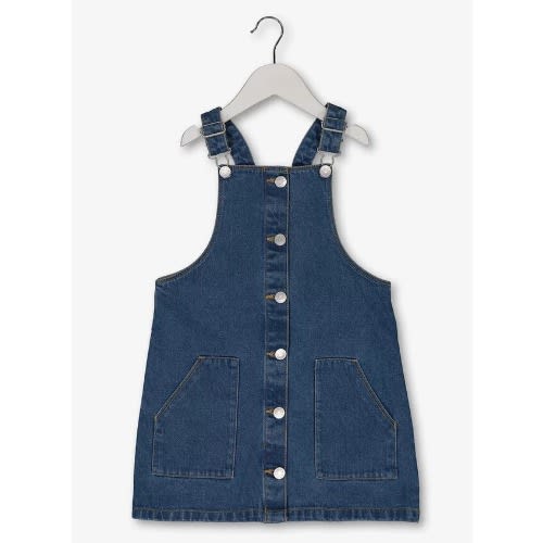 Girls Jean Pinafore