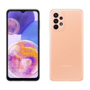 Galaxy A23 - 6.6" - 128GB ROM - 4GB RAM - Dual SIM - 4G LTE - 50MP - Fingerprint - 5000mAh - Peach