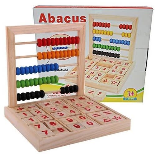 Abacus Study Block / Wooden Abacus Educational Toy