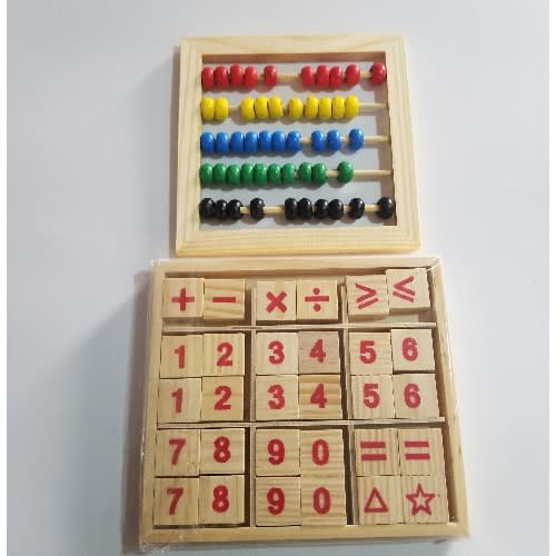 Abacus Study Block / Wooden Abacus Educational Toy