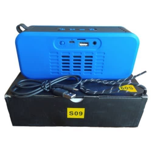 S09 Portable Wireless Bluetooth Speaker - Blue.