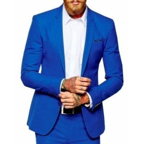 Men's Suit-Royal Blue