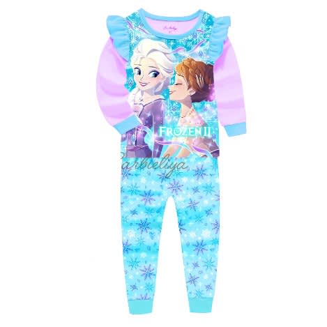 Cozy Girl's Pajamas - Frozen - Multicolour