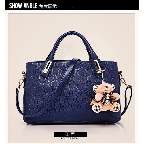Ladies Hand Bags  -4 In 1-Blue