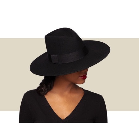 Women's Fedora Hat - Black