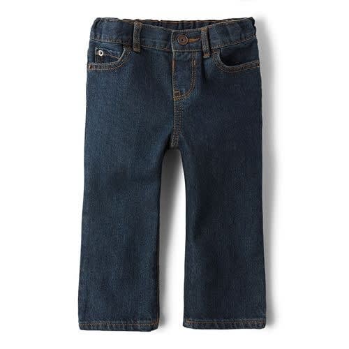 Toddler Boys Basic Straight Jeans - Retro Vintage Wash