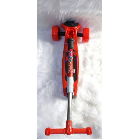 Spiderman Light, Music & Disco Lights Scooter