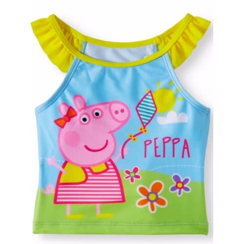 Toddler Girl Peppa Pig Swimsuit - Swimming
