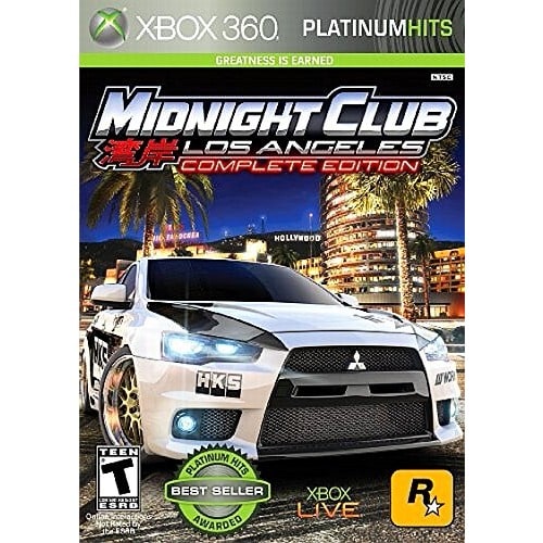 Midnight Club Los Angeles (platinum Hit)- Xbox 360 Ntsc
