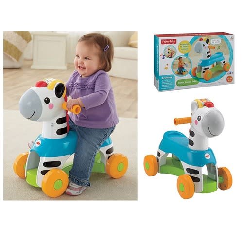 Baby Rollin Tunes Zebra Ride-on