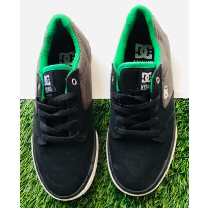 Sturdy Black Ash Green Unisex Sneakers Boys Shoes