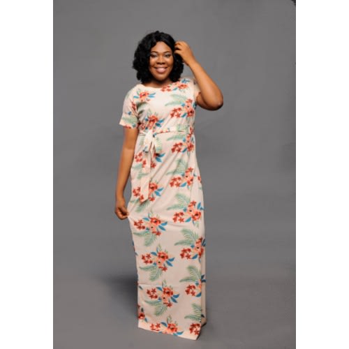 Straight Cut Maxi Dress