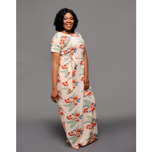 Straight Cut Maxi Dress