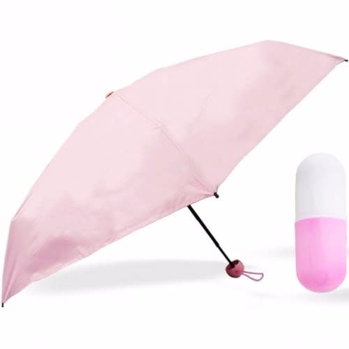 Ultra Mini Umbrella - Compact Pill - Anti-uv - Pink