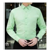 Quality Men's Long Sleeve Shirts - Pink - Navy Blue & Lemon Green - 3 In 1