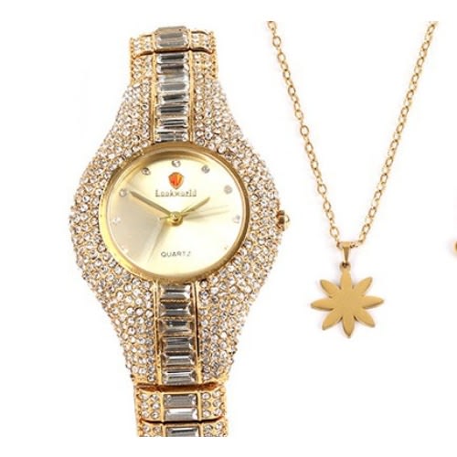 Lockwood Wrist Watch With Necklace