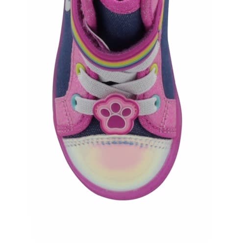 Paw Patrol Toddler Girls' Denim High Top Sneakers Shoe