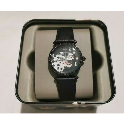 Lyric Three-hand Black Leather Watch