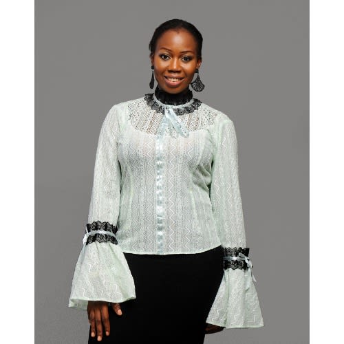 Bell Sleeve Lace Top