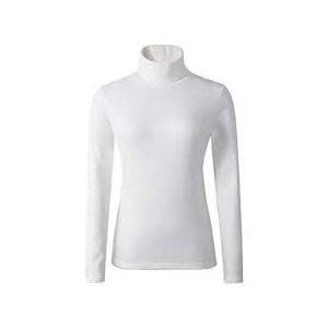 Turtleneck Long Sleeve Top- White