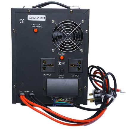 BTS Energy Quick E 2.0KVA 24V Inverter with Selectable Depth of Discharge Button