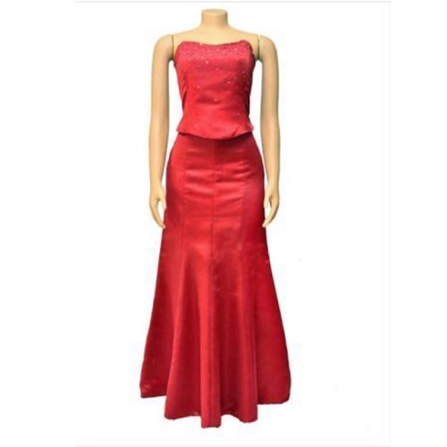 Red Bodice And Skirt 2-1 Bridal Wear