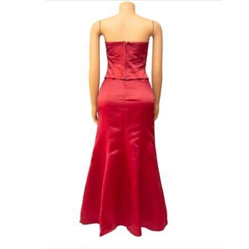 Red Bodice And Skirt 2-1 Bridal Wear