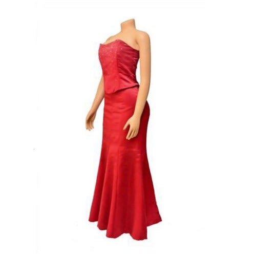 Red Bodice And Skirt 2-1 Bridal Wear