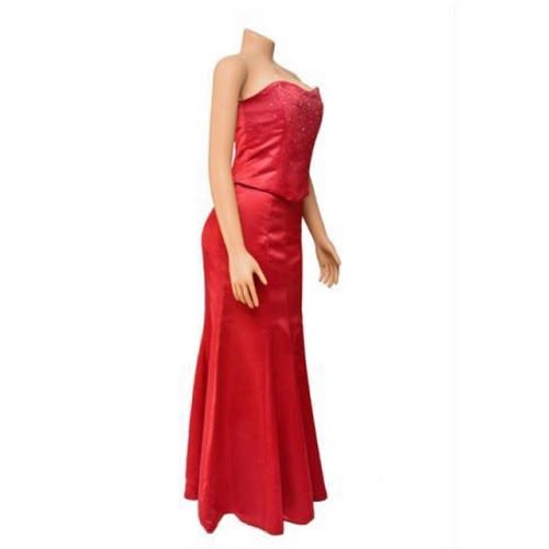 Red Bodice And Skirt 2-1 Bridal Wear