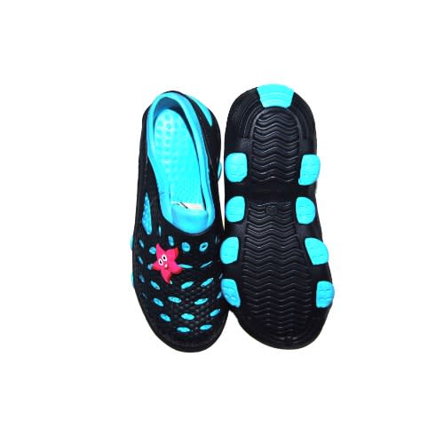Girls Starfish Rubber Flipflop - Blue