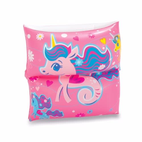 Inflatable Kids Swimming Arm Band Floater- Pink Sea Unicorn