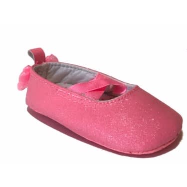 Child Of Mine  Mary Jane  Baby Girl Sparkle Pink Shoe