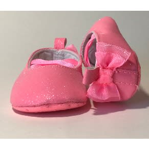 Child Of Mine  Mary Jane  Baby Girl Sparkle Pink Shoe