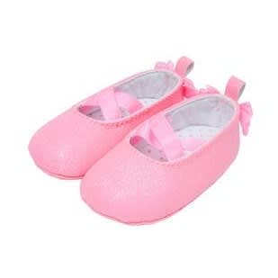Child Of Mine  Mary Jane  Baby Girl Sparkle Pink Shoe