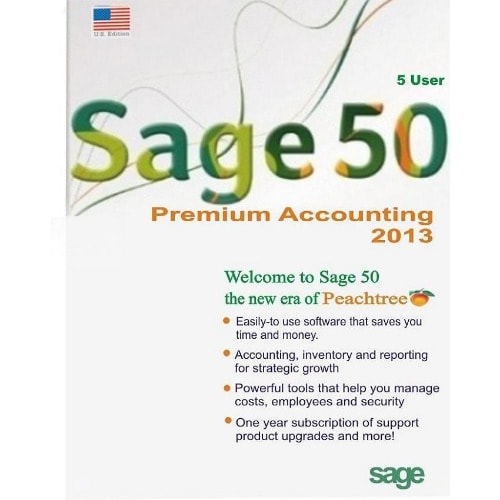 Software Premium Accounting Sage 50 2013 1 User