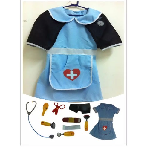 Blue Nurse Career Costume