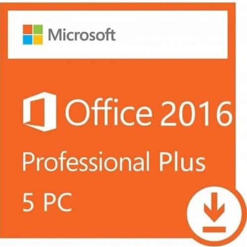 Microsoft Office 2016 Professional Plus Lifetime License- 5 Users