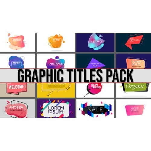 Vh - 24 Titles Pack – After Effects Template